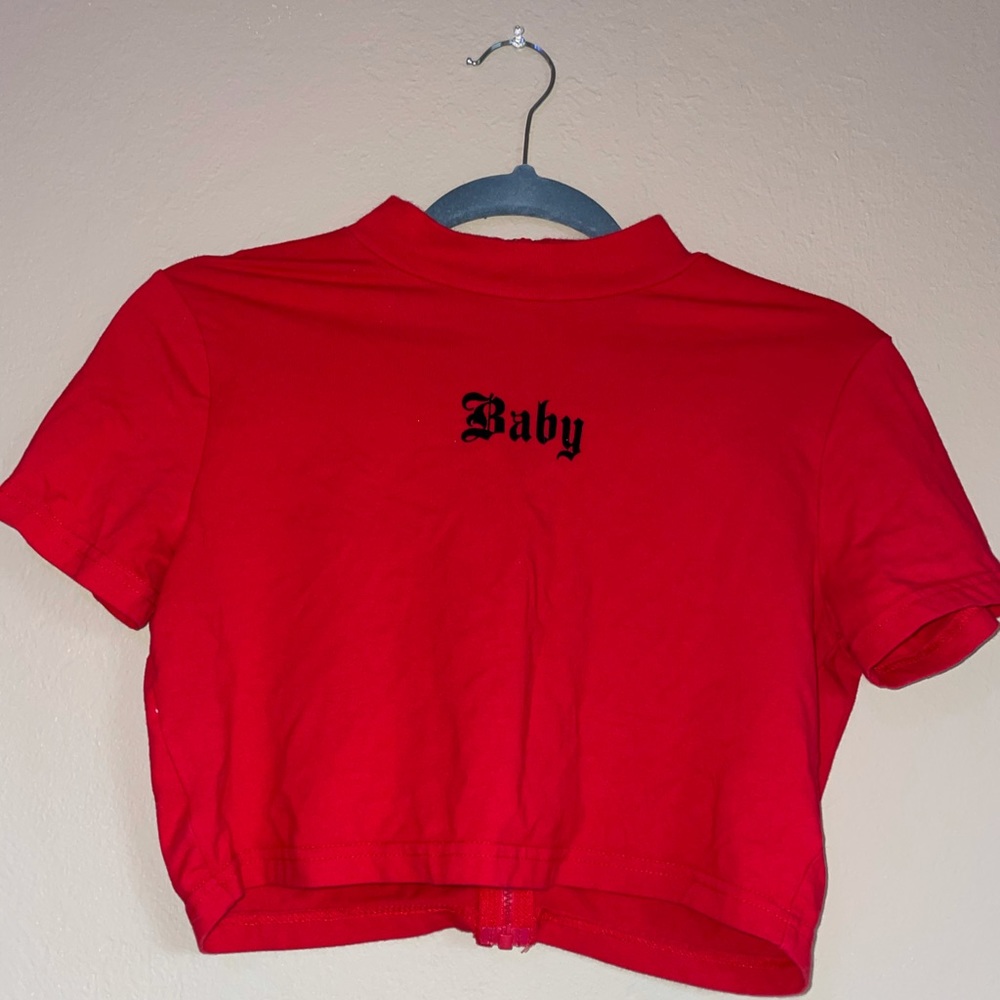 Red “Baby” shirt